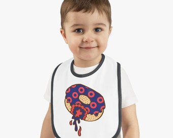 Fishman Donut Bib, Phish Bib, Phish Baby, Phish Kids, Phish Baby Bib, Donut Donut Bib, Cute Baby Bib, Gift for New mom, Phish Kid Gift