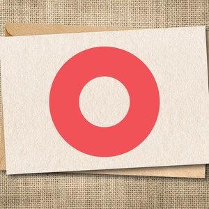 Fishman Donut Card: Phish Greeting Card