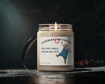 Vela de soja con la letra de Phish Guyute: vertida a mano en un frasco de vidrio de 9 oz