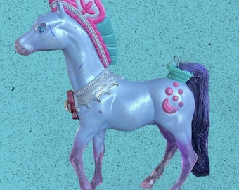 Vintage 90&#39;s Princess Gwenevere & The Jewel Riders Moondance Unicorn Horse