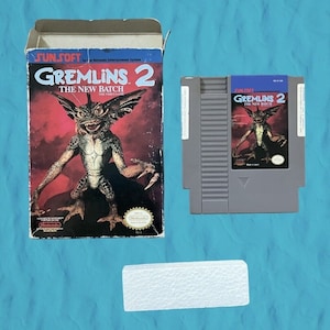 Gremlins 2: The New Batch (Nintendo NES, 1990) W/ Box Tested Authentic