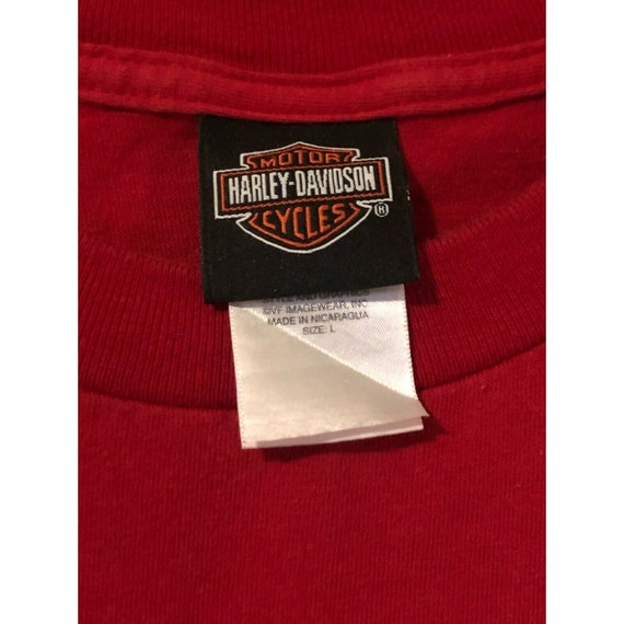 Harley Davidson Pocket Shirt Mens Large Red San D… - image 6