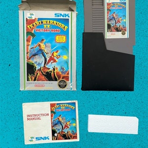 Ikari Warriors II Victory Road Nintendo NES 1988 Complete CIB Tested Authentic