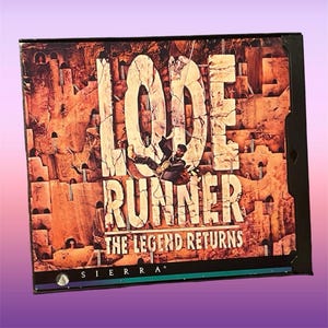 Lode Runner The Legend Returns PC CD-ROM Sierra 1994 On-Line Very Clean Disc