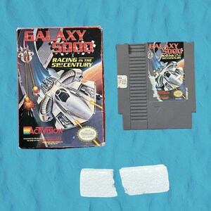Galaxy 5000: Racing in the 51st Century Nintendo NES 1991 W/ Box NES Tested