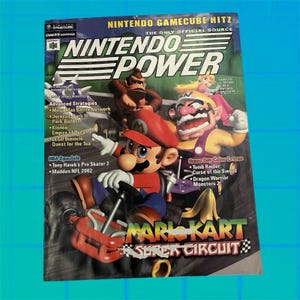 Vintage Nintendo Power Magazine Volume 148 2001 Mario Kart Circuit NO POSTER