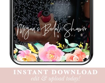 Bridal Shower Snapchat Filter, Bridal Shower Snapchat Geofilter, Bridal Shower Snap Chat Filter, Bridal Shower Geofilter, geofilter 134152