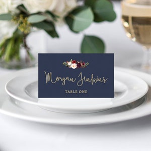 Wedding Place Cards Printable Escort Cards Templett Instant Download