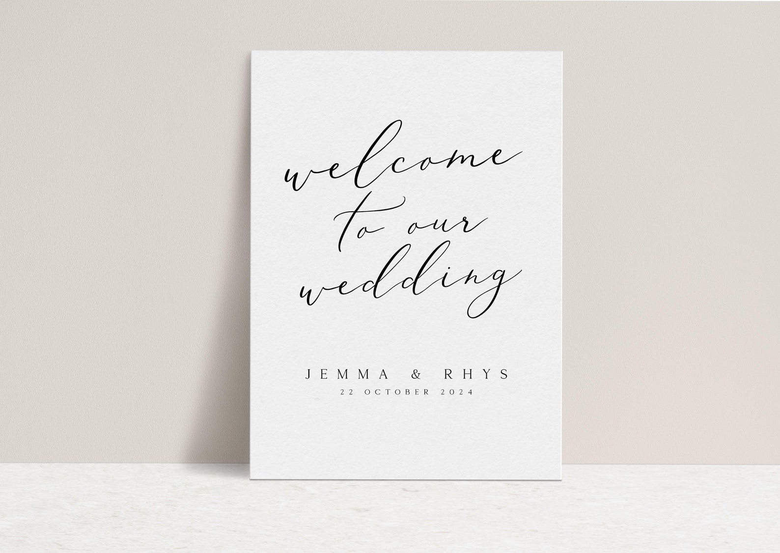 Printable Wedding Welcome Sign Wedding Sign Template Wedding - Etsy