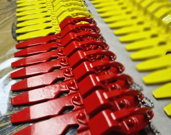 Spoorwegremschoen aanpasbare flesopener sleutelhanger