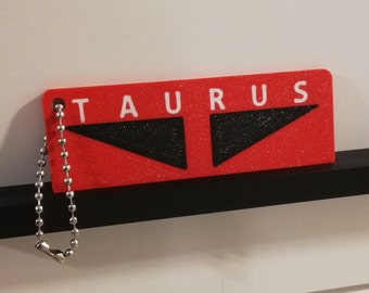 Railway Taurus Locomotive Keychain