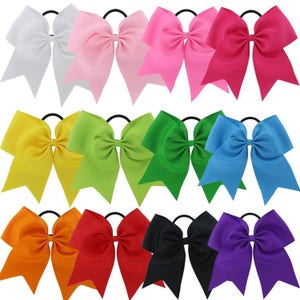 Cheer Bow - Cheer Bows - Hair Bow - Bow - Hair Bow for Girl - Cheerleading Bow - Softball Bow - Blanks to Design - Custom Cheer Bow - Big 7"