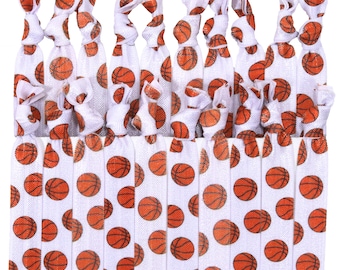 Basketball Gifts for Girls - Basketball Gift for Players, Coach, Seniors, Mom, Dad - Team Basket Bag Ideas - Hair Ties