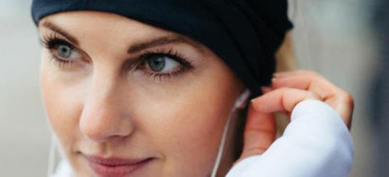 Cotton Headbands You Pick Colors Soft Stretch Sports Yoga Headband Sweat Absorbent Elastic Head Band Blanks image 5