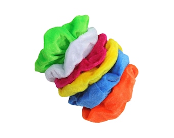 Scrunchies Velvet for Hair Hair Ties Pack Plain Scrunchie Wholesale Ponytail Accessories Scrunchy Elastic Bands Girls Women
