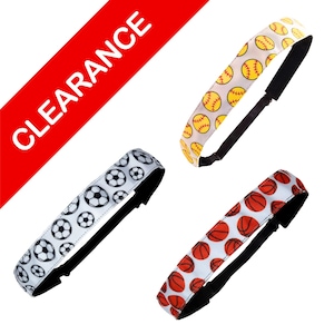 Adjustable Sports Headbands for Girls & Women – Softball, Basketball and Soccer Hair Accessories – Non Slip Athletic Headband