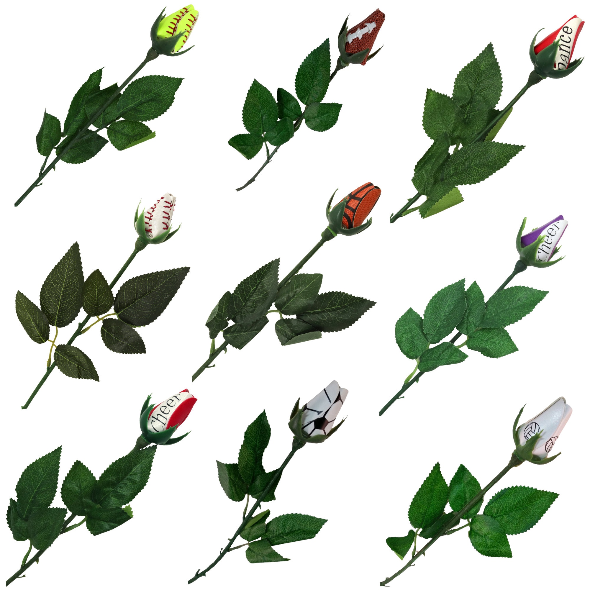 Soccer Roses Volleyball Roses Sports Rose Football Rose Baseball Soccer Basketball ...