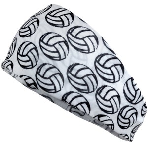 Volleyball Gifts for Teen Girls Customize Headbands Accessories Sports Performance Headband Head Wrap Head Tie- Volleyball Boho Headband