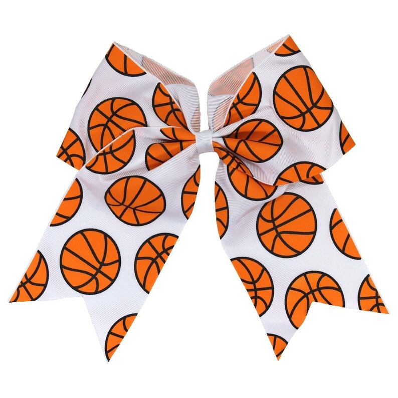 Basketball Gifts for Girls - Basketball Gift for Players, Coach, Seniors, Mom, Dad - Team Basket Bag Ideas - Sports Novelties Bulk Basketball Bow