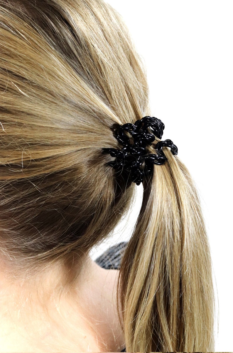 Hair Coils Spiral Coil Scrunchies Hair Ties Pack Plastic Etsy