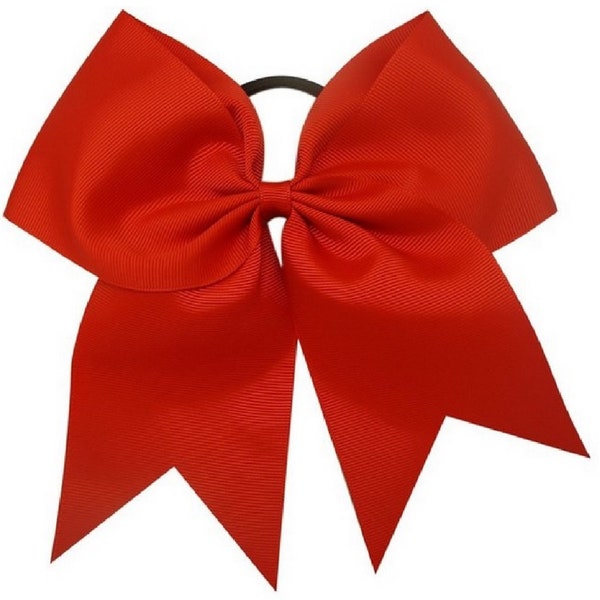 Red cheer bows, red cheer bow, red cheerleading bows, red hair bows, cheer bows cheap softball bows senior cheer bows cheer blanks to custom