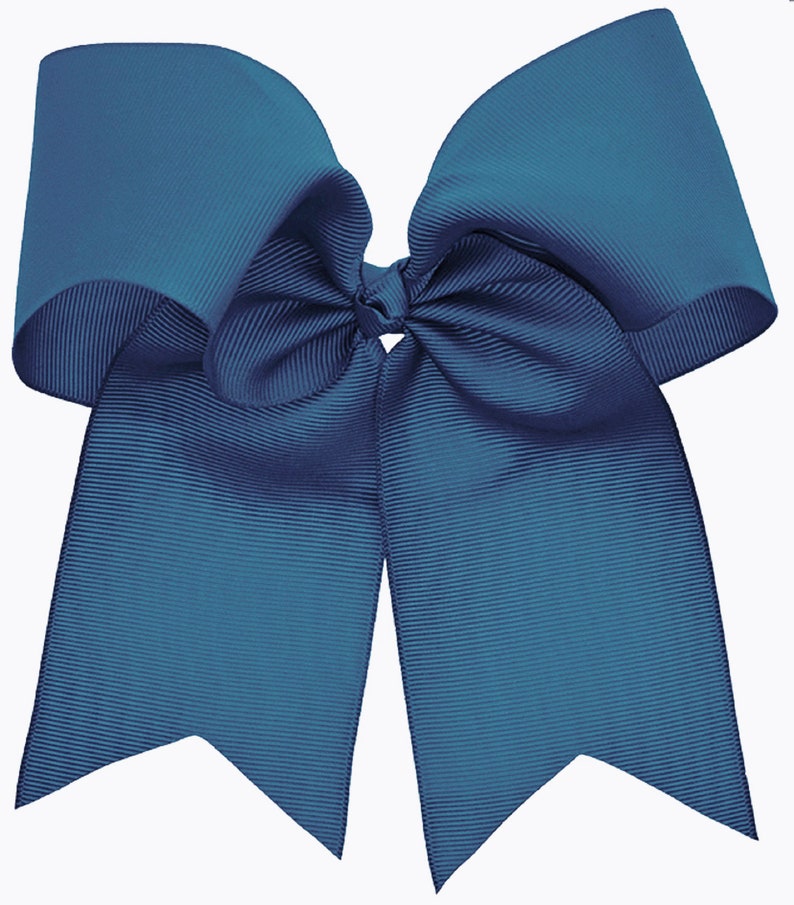 Bulk Cheer Bows Big Cheer Bow W Ponytail Holder Cheap Etsy