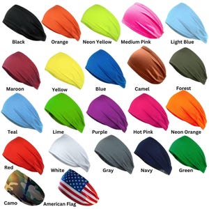 Sport Headband like Patrick Mahomes for Men, Women, Boys. Workout Stretch Performance Head Sweatband, Fitness Gym Sweat Hair Band, Headwear Bild 11