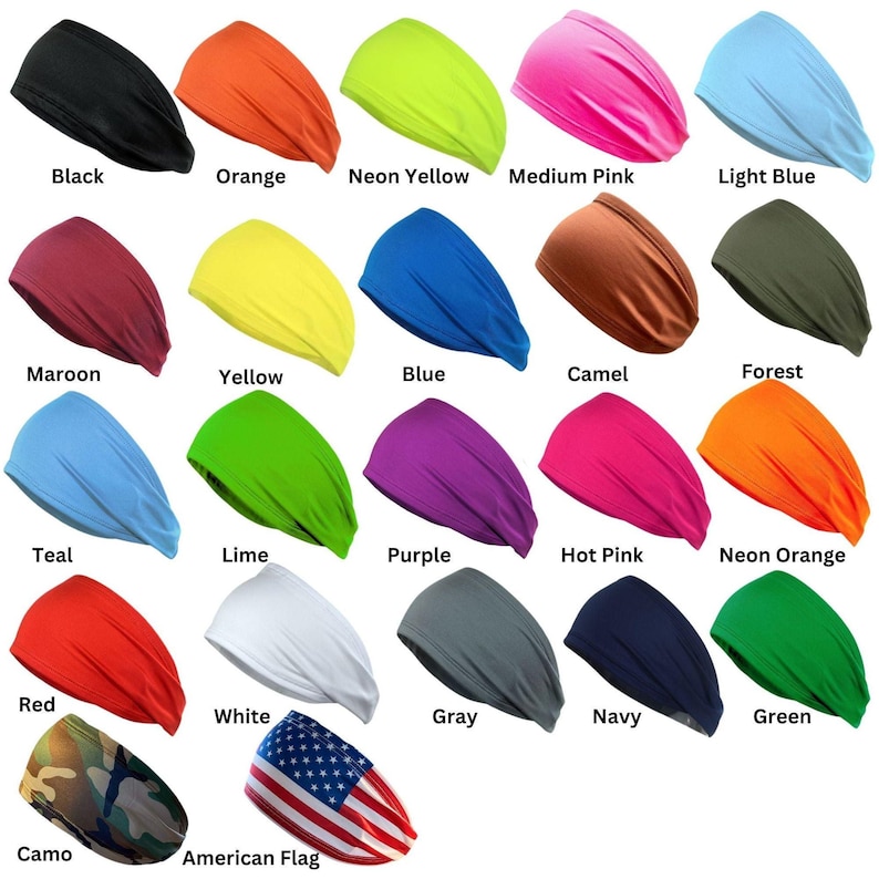 Sport Headband like Patrick Mahomes for Men, Women, Boys. Workout Stretch Performance Head Sweatband, Fitness Gym Sweat Hair Band, Headwear Bild 11