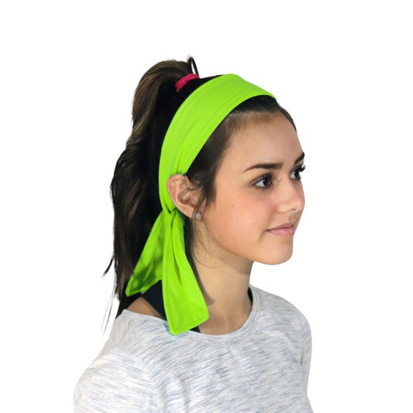 orange nike head tie