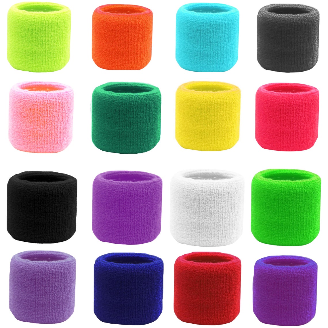 double wide wrist sweatbands