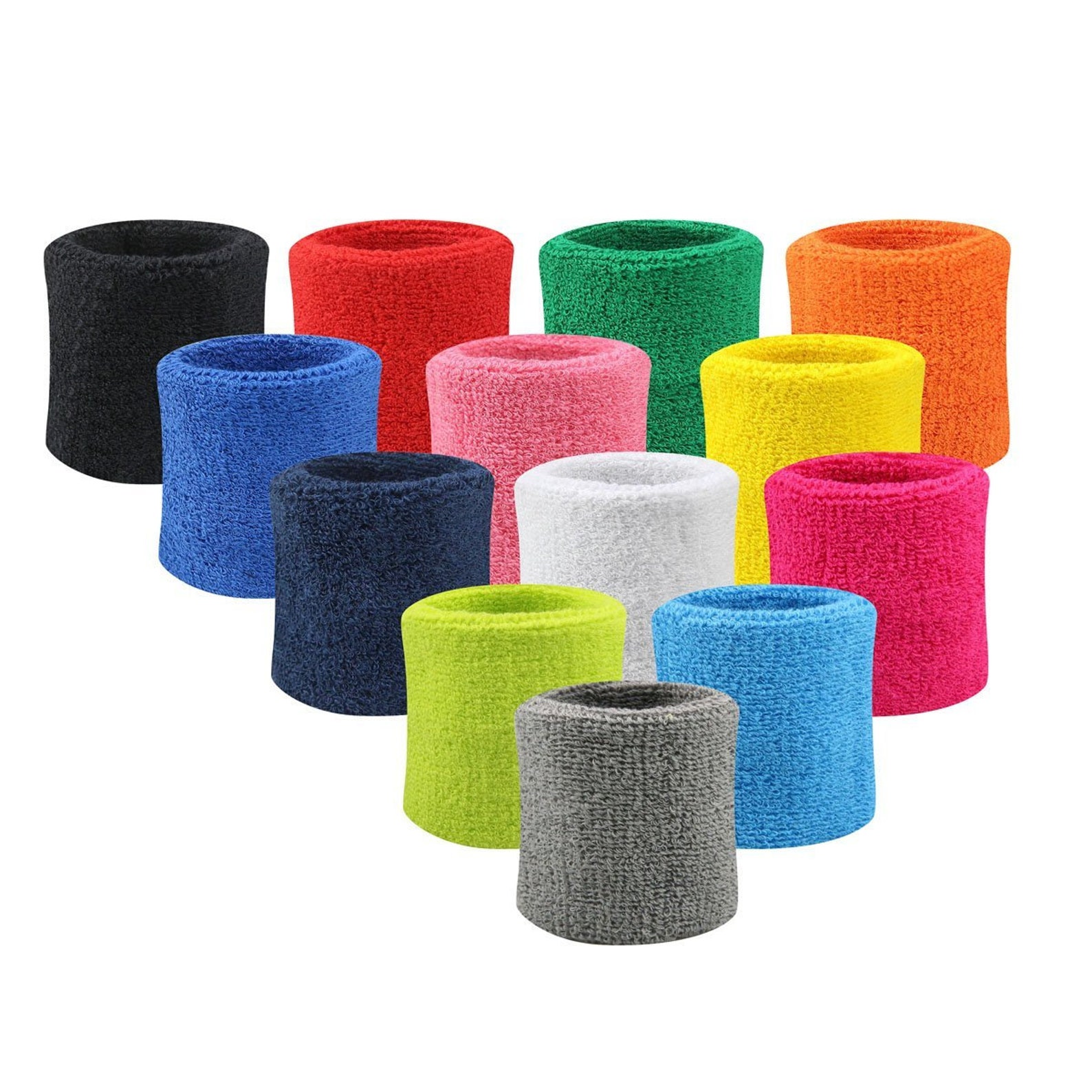 double wide wrist sweatbands