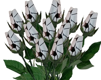 Soccer Rose Bouquet – Sports Novelty Gift