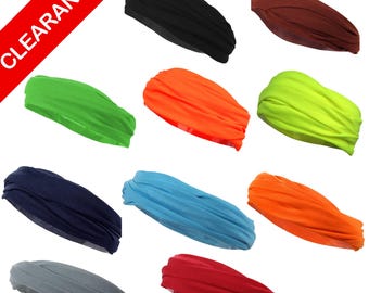 Neck Gaiter Tube Headband for Men & Women – Multi-Color Face Cover, Bandana, Scarf, Balaclava, Sports Headwear
