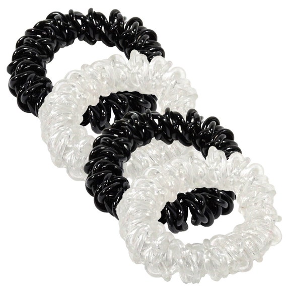 plastic hair scrunchies