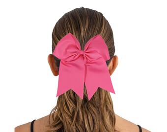 White cheer bows, white cheer bow, white cheerleading bows, white hair bows, cheer bows cheap, softball bows, senior cheer bows, cheer