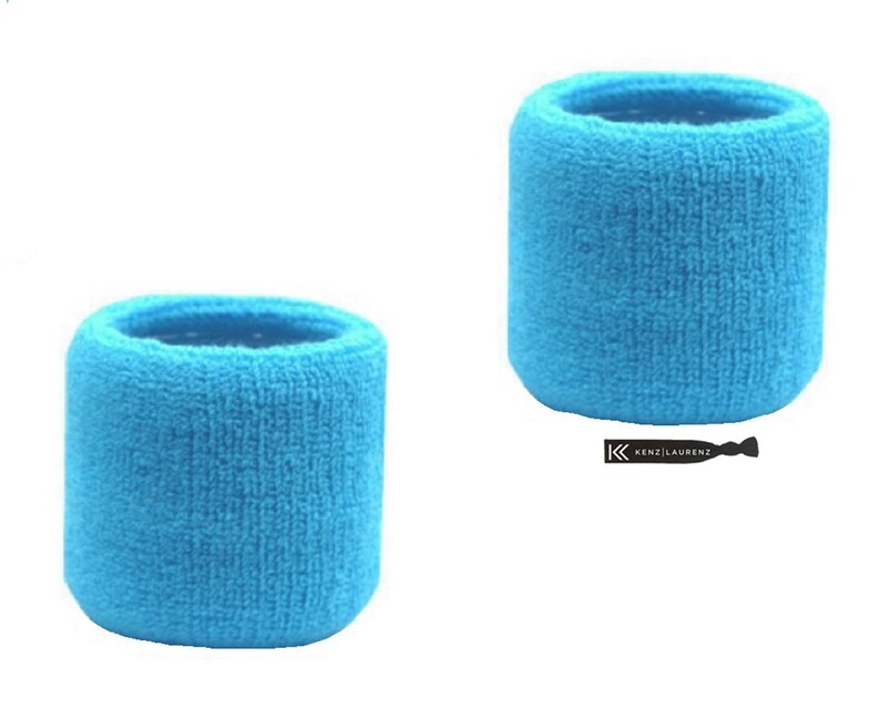 1 Pair Wrist Sweatbands 2 Sweat Wristbands Terry Cloth Wrist Etsy