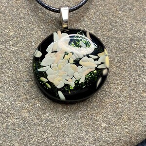 Fused Dichroic Glass Pendant