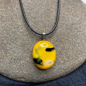 Fused Dichroic Glass Pendant