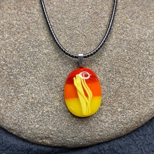 Fused Dichroic Glass Pendant