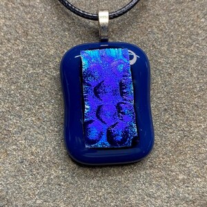 Fused Dichroic Glass Pendant
