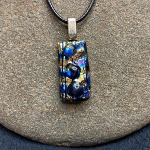 Fused Dichroic Glass Pendant