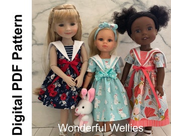 Matrosenkragen Kleid MUSTER