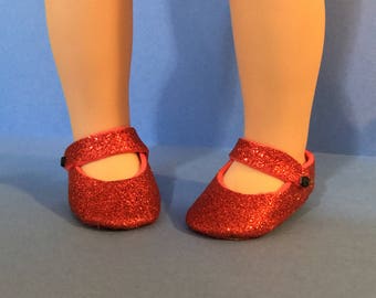 Sparkly shoe PATTERN for Wellie Wisher Dolls