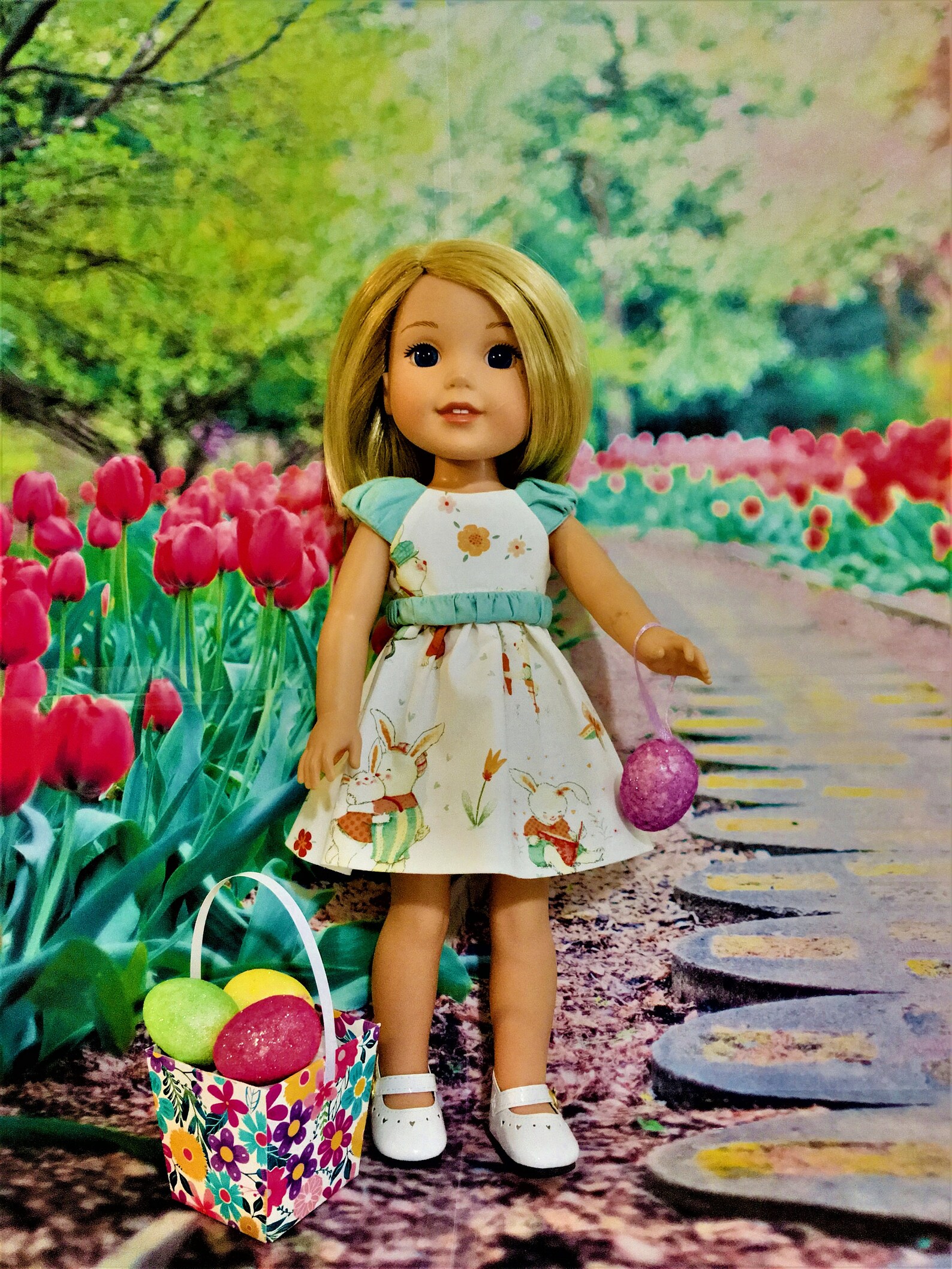 Easter Dress PATTERN for Wellie Wisher Dolls Etsy