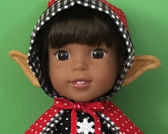 Elf costume PATTERN for Wellie Wisher Dolls