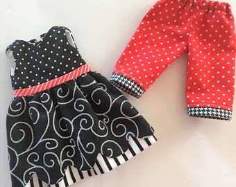 Dress and Capri PATTERN for Wellie Wisher Dolls