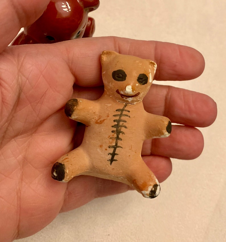 Vintage Ceramic Bear Figurine Lot