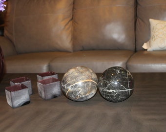 Items Similar To Collectible Agate Marble Spheres Balls Vintage