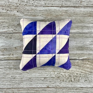 Handmade Pin Cushion - Cute and Functional Sewing Accessory - Quilted with Walnut Shell Stuffing