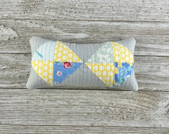 Handmade Pin Cushion - Cute and Functional Sewing Accessory - Quilted with Walnut Shell Stuffing